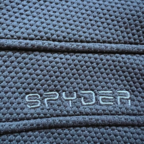 Spyder Men's 1/4 Zip Pullover Knit Diamond Weave Textured Sweater | Sz M - Picture 5 of 12
